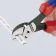 KNIPEX TwinForce Diagonal Cutter 180 mm, Red / Black