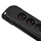 Maclean MCE10 Power Strip with 10 Outlets and 2 Switches, 3680W, 1.5m