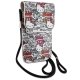 Hello Kitty Leather Tags Graffiti Cord bag - beige