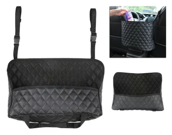 Car Front Seat Organizer, 39x27x12 cm, Black