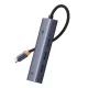 Baseus UltraJoy 5-Port USB-C Hub (HDMI, 3xUSB 3.0, PD), Grey