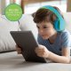 PowerLocus P2 Kids Wireless Headphones, Blue/Green