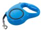 Automatic dog leash with lock, 5m, up to 15kg, blue