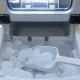 Ruhhy 00025565 Ice Maker 12kg/24h, Black Inox