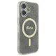 Guess IML 4G MagSafe Case for iPhone 16 Plus, Brown
