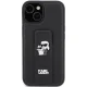 Karl Lagerfeld iPhone 15 Plus / 14 Plus Case Gripstand Saffiano, Black