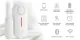 TUYA Smart Door and Window Sensor, Wi-Fi, White