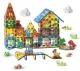 Kids Toy Magic Magnetic Blocks, Set of 90 Elements, Dinosaur Paradise