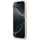 Guess iPhone 17 Case Grained Strass Logo MagSafe, Beige