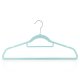 Velvet clothes hangers Massido MS-859, pack of 20, slim non slip