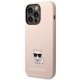 Чехол Karl Lagerfeld Silicone Choupette Body для iPhone 14 Pro, розовый