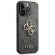 Guess 4G Big Metal Logo Case for iPhone 14 Pro Max Gray
