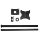 Maclean MC-580 Ceiling TV Mount 17-37\" up to 50kg, Black