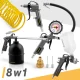 Humberg HM-256 Air Compressor Pneumatic Tool Kit, 8-Piece