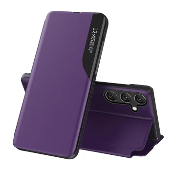 Hurtel Samsung Galaxy A26 flip case Eco Leather View, purple