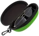 Hard Glasses Case with Zipper, Camo Green