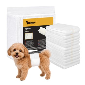 Purlov Dog Diapers S-M (30-46 cm), 12 pcs