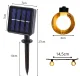 Solarinė sodo girlianda 20 LED, šiltai balta