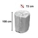 Waterproof Car Tire Cover 13-17 Inches, Silver
