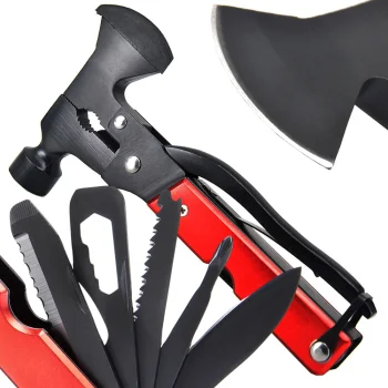 Multitool 17-in-1 Survival Tool with Hammer and Axe