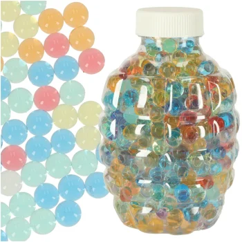 Hydrogel balls Orbeez (7-8mm) for multicolor rifle gun 550 pcs., multi-colored