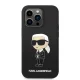 Karl Lagerfeld Silicone Ikonik Case for iPhone 14 Pro - Black