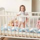 Бортик-косичка в кроватку Ricokids, 3 м, сине-серый