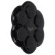 Interactive Wall-Mounted Boxing Target with Bluetooth, LED & Gloves KX3007, Black
