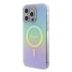 Guess iPhone 15 Pro Max Case IML Iridescent MagSafe, Turquoise