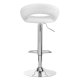 Swivel Adjustable Height Bar Counter Stool Chair QS-B10, White