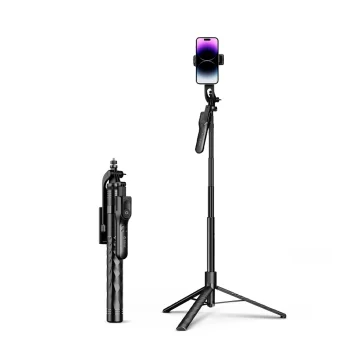 Orico SPM175 Selfie Stick Tripod with 1/4" Thread and Bluetooth 5.2, Black