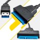 Izoxis USB to SATA 3.0 Adapter for 2.5\" HDD/SSD, Black