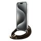 Guess iPhone 15 / 14 / 13 Case Crossbody Cord 4G Print, Brown