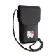 Hello Kitty Leather Daydreaming Cord Phone Bag - Black