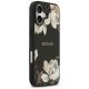 Guess Grained Flowers Classic Logo MagSafe Phone Case Cover iPhone 17 - black