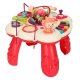 Bibi-inn KX3601 Interactive Educational Table with Piano and Drums, Pink