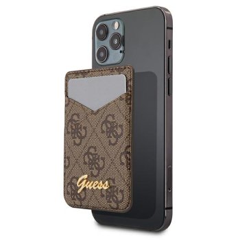 Guess 4G Triangle MagSafe Card Wallet GUWMS4GTLBR Brown