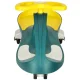 Swing Fix S3 Gravity Ride-On Toy with LED Wheels, Green/Yellow