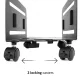 Maclean MC-851 Computer Stand on Wheels, up to 10 kg