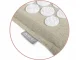 NEO Sport NS-902 Acupressure Acupuncture Massage Mat Set with Pillow, 70x44cm, Grey-White