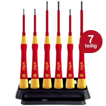 Wiha PicoFinish electric Fine Screwdriver Set, 7-Piece