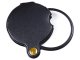 Folding Pocket Magnifier with 3x Magnification and Case, Black
