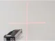 Laser Level with 250cm Tape Measure and 3 Bubble Levels, Black
