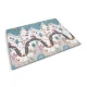Educational Kids Folding Foam Mat 200x150x1cm Nukido NK-341, Safari-Mountains