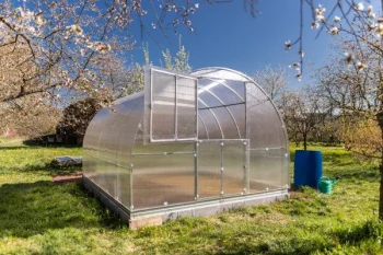 Greenhouse KLASIKA TUBE 3x12m (36m²) with Base and 6mm Polycarbonate