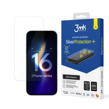 3mk SilverProtection+ Antibacterial Protective Film for iPhone 16