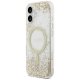 Guess Resin Bottom Glitter MagSafe Phone Case Cover iPhone 17 - gold