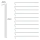 Steel Tent Pegs 24 cm, 10 pcs, Silver