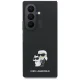 Karl Lagerfeld Saffiano Karl&Choupette Pin Case for Samsung Galaxy Z Fold 8 Ultra - Black