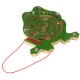 Magnetic maze-frog with balls